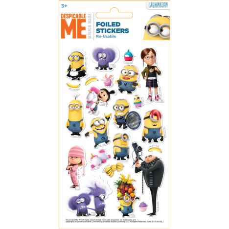 Despicable Me Minions Re-Usable Foiled Sticker Pack £1.25